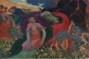 Rupert Bunny The Rape of Persephone oil